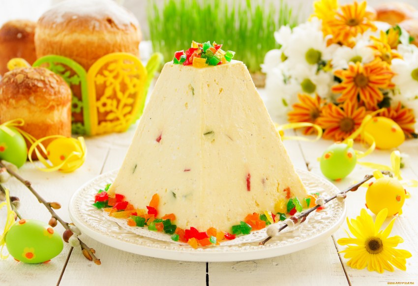 Кулич Пасхальный творожный