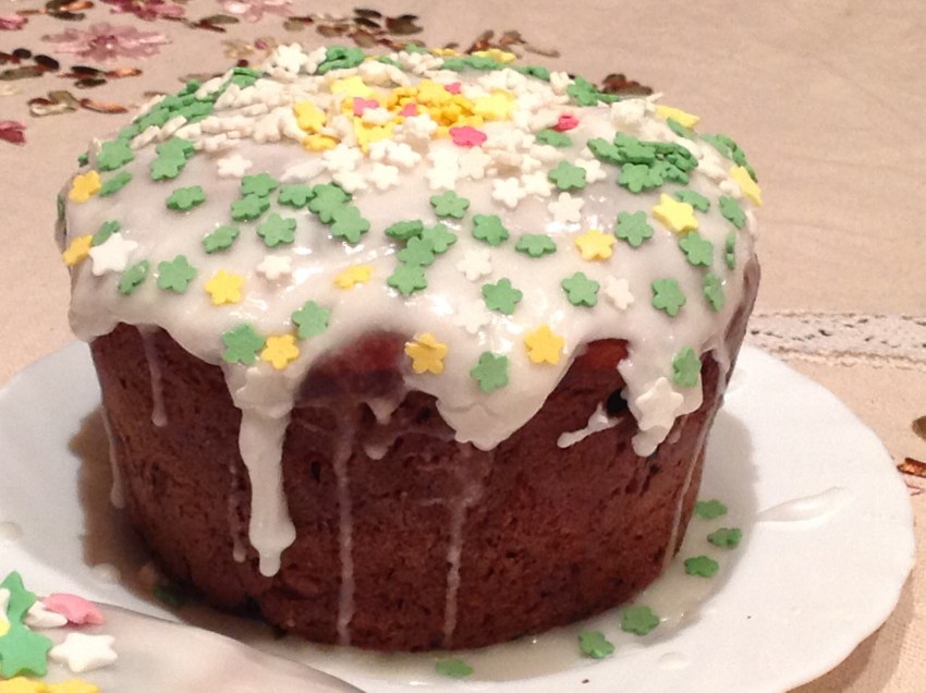 Творожная Пасха с изюмом и цукатами
