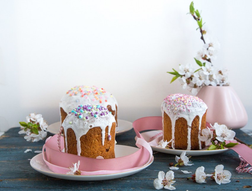 Творожный кулич на Пасху