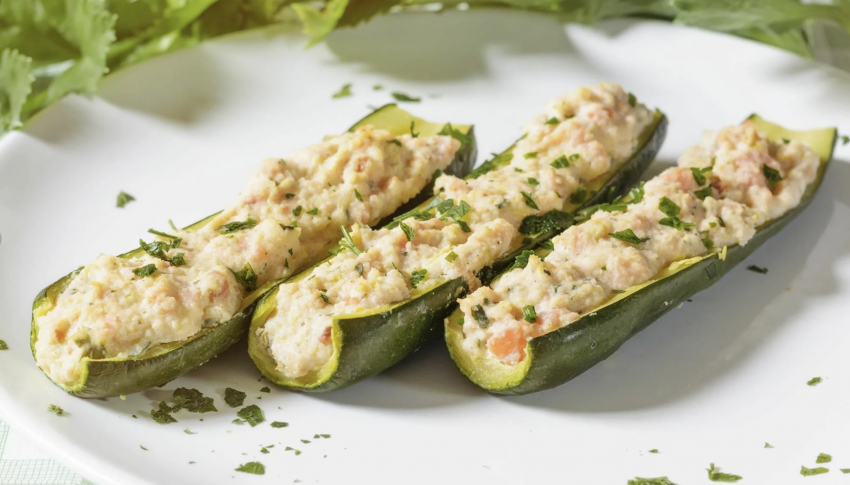 Кабачковые кармашки с сыром