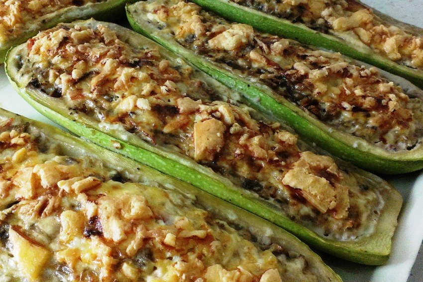 Закуска из жареных кабачков