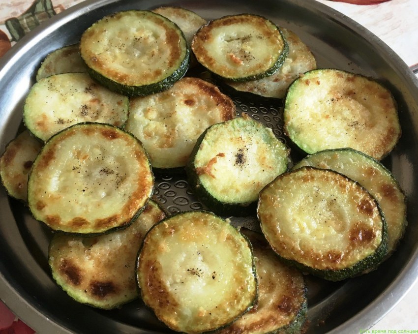 Кабачки жареные на сковороде