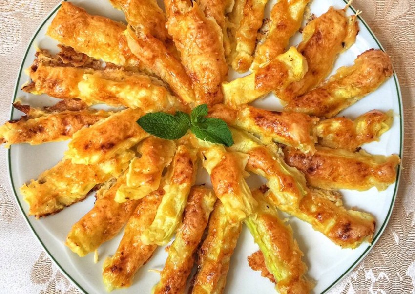 Цукини брусочками