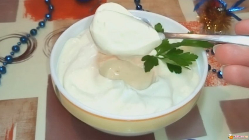Майонез на молоке без яиц