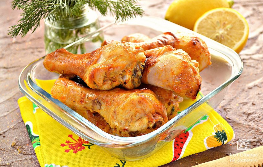 Куриные ножки с картошкой