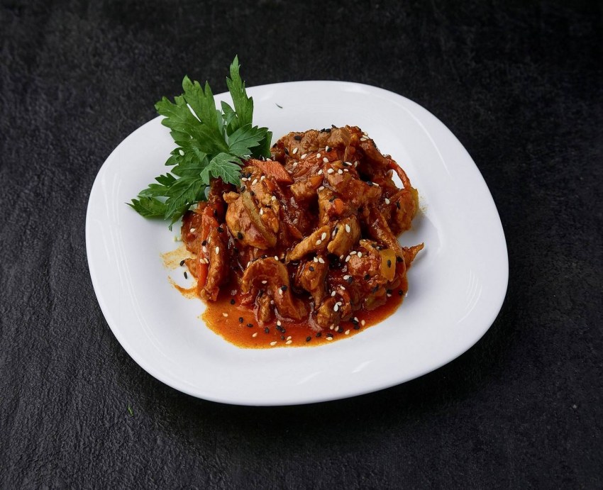 Курочка терияки с овощами