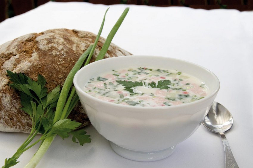 Окрошка мясная