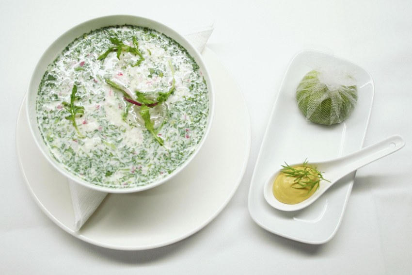 Окрошка мясная