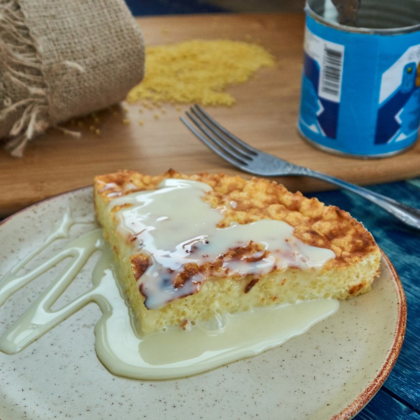 Каша с творогом и яйцом