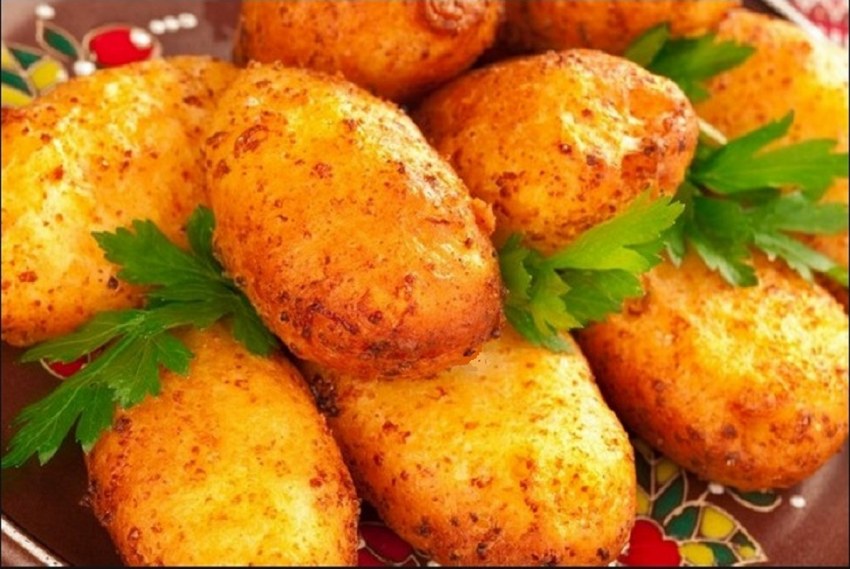 Картофельные котлеты с курицей