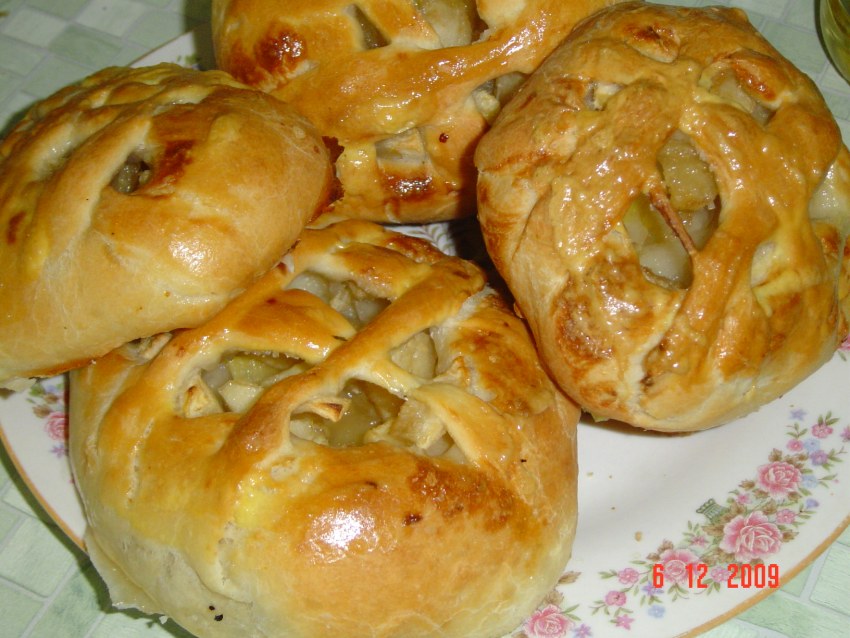 Булочки улитки с сахаром