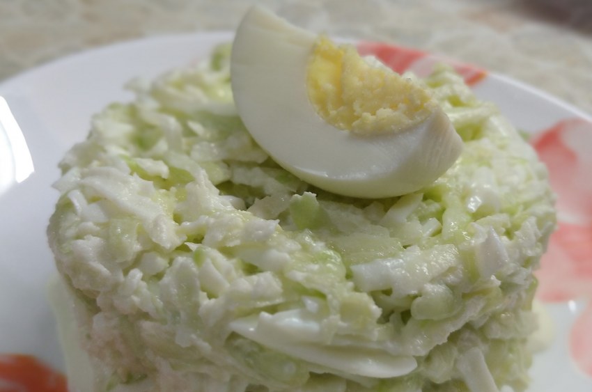 Салат из редьки с майонезом