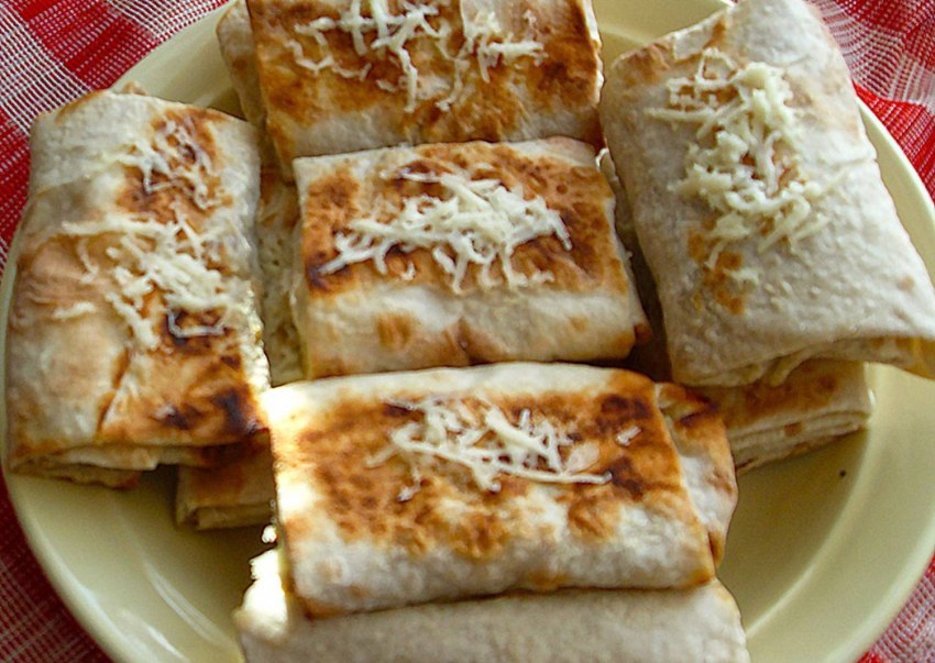 Конвертики с мясом из лаваша