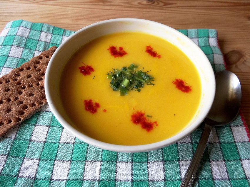 Кабачковый суп пюре