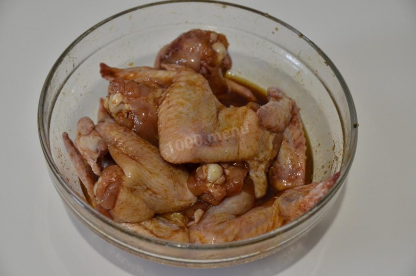 Маринад для куриных крылышек на сковороде