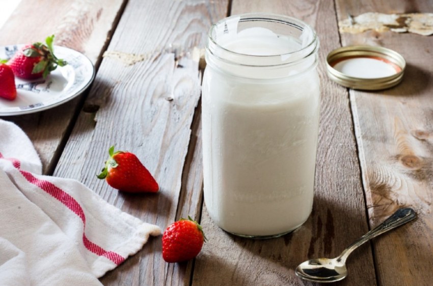 Прокисший кефир