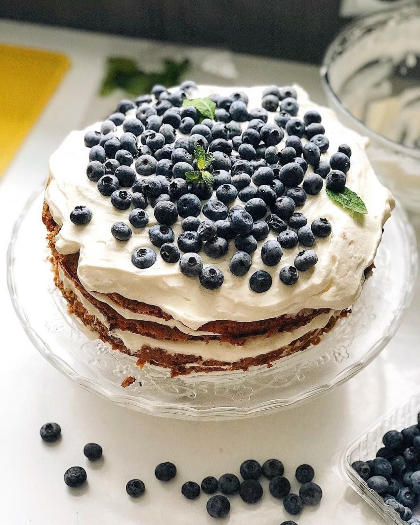 Бисквитный торт "Земляничный"