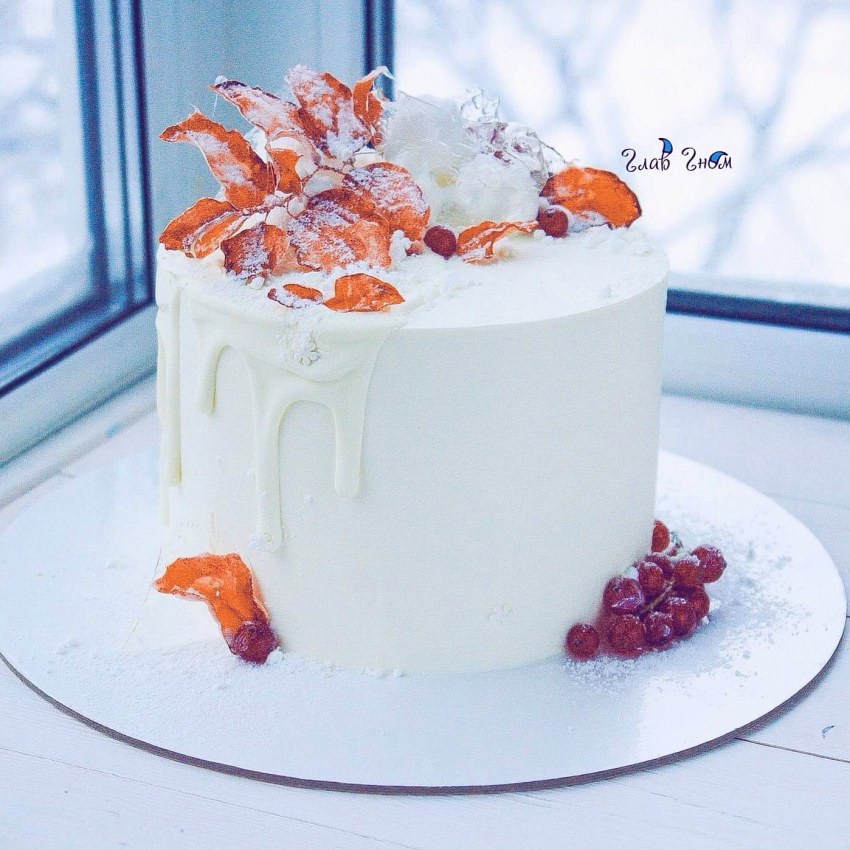 Бисквит красный бархат и крем чиз