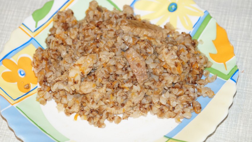 Гречка по-купечески со свининой в мультиварке редмонд рецепт