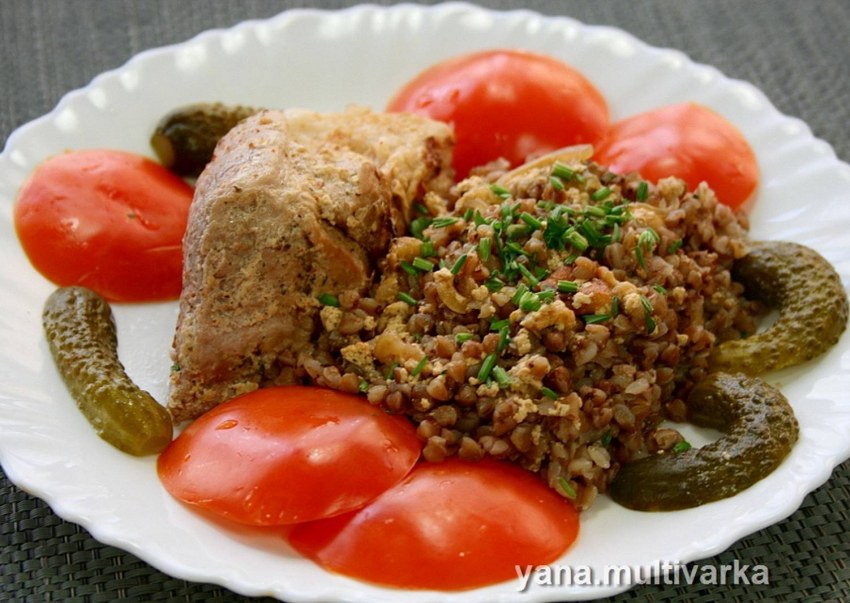 Гречка с мясом