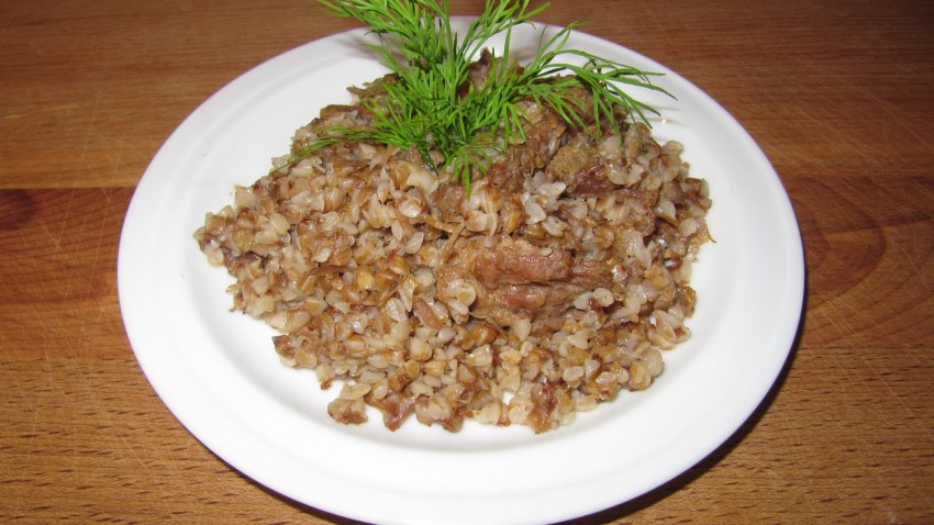 Гречка с мясом