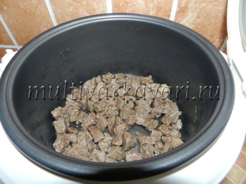 Гречка с грибами в мультиварке