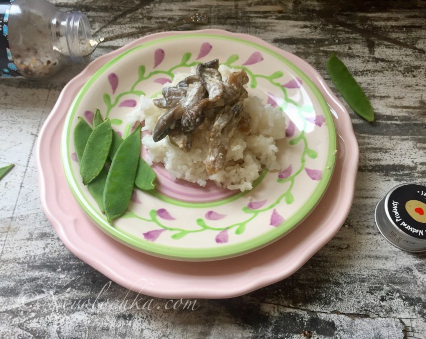 Подливка из грибов со сливками