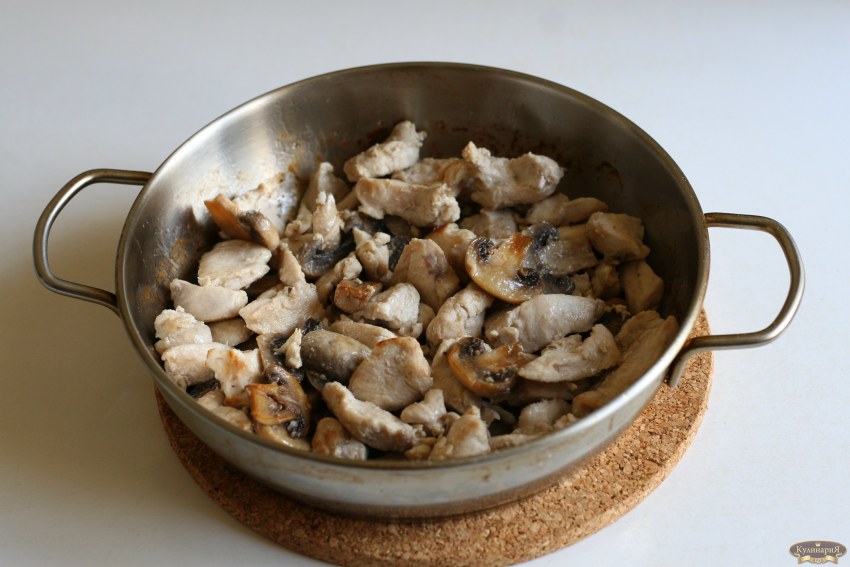 Строганов из грибов