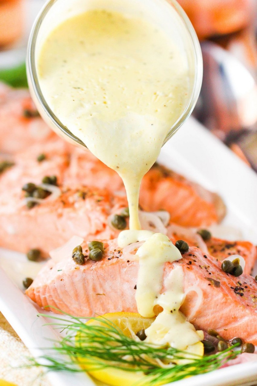 Рыба в белом соусе