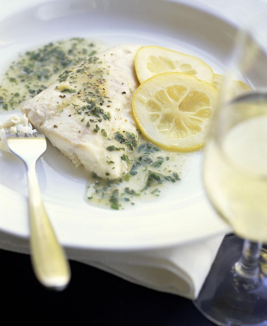 Лосось под сливочным соусом