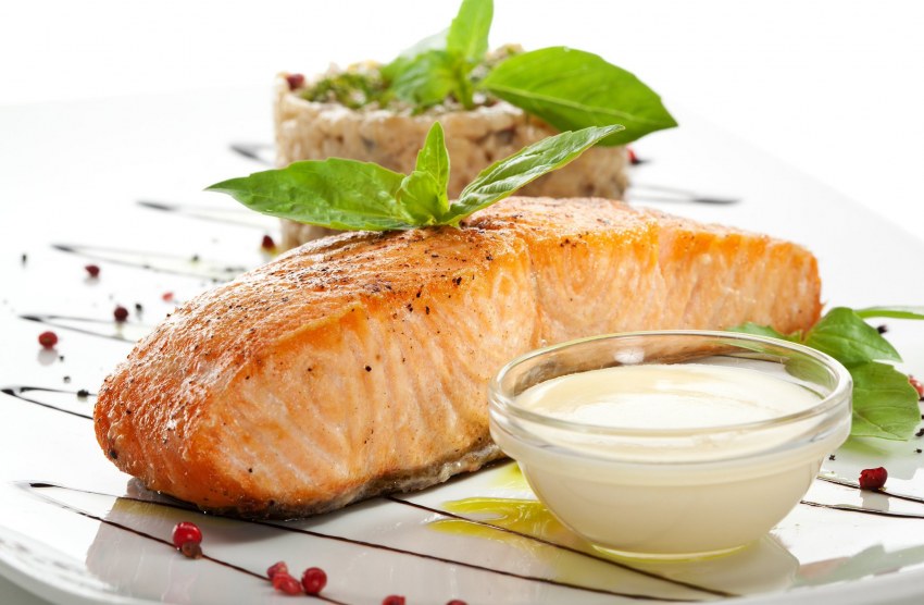 Сальмоне с лососем