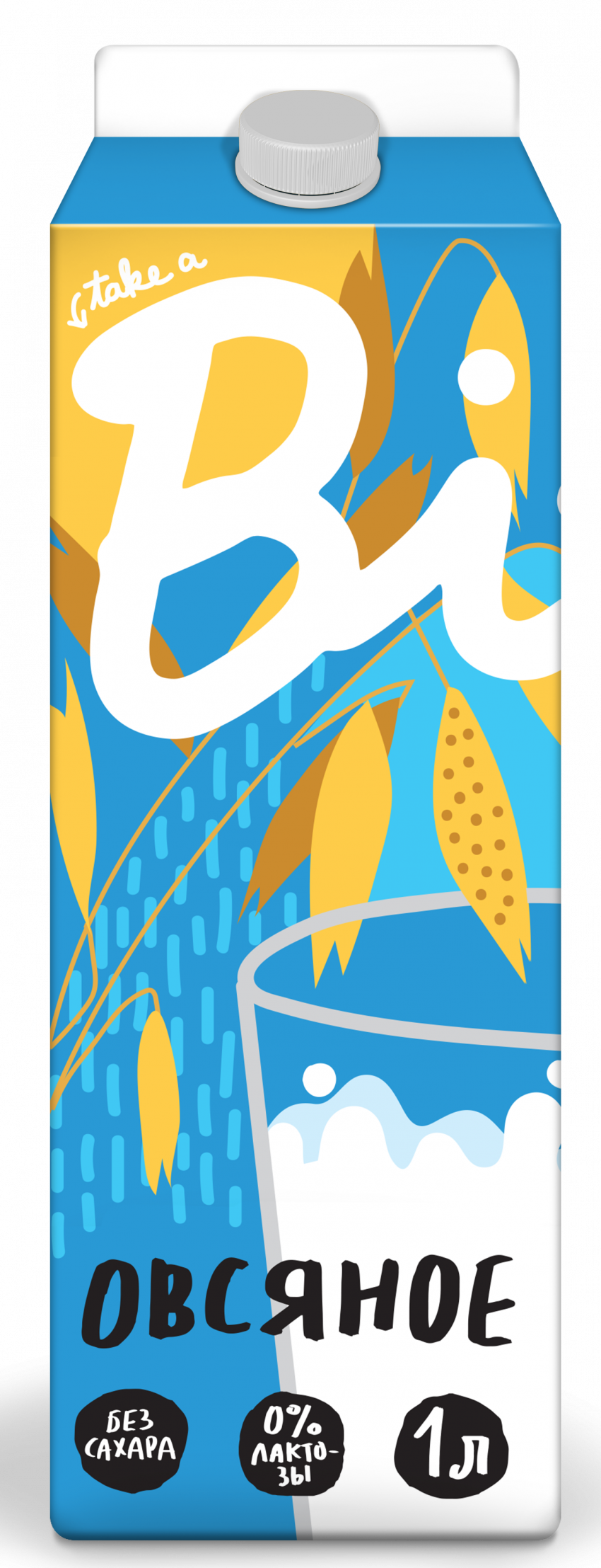 Смузи с овсянкой и бананом