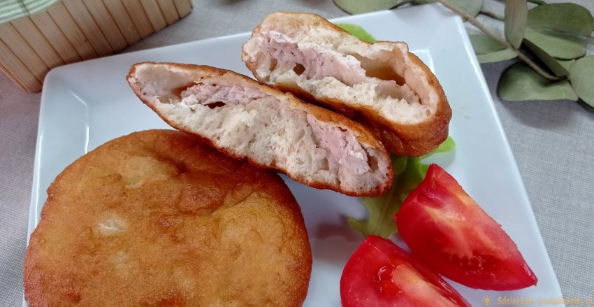 Круглые жареные пирожки