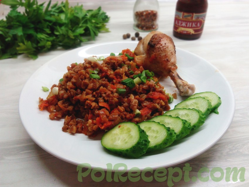 Гречка с курицей