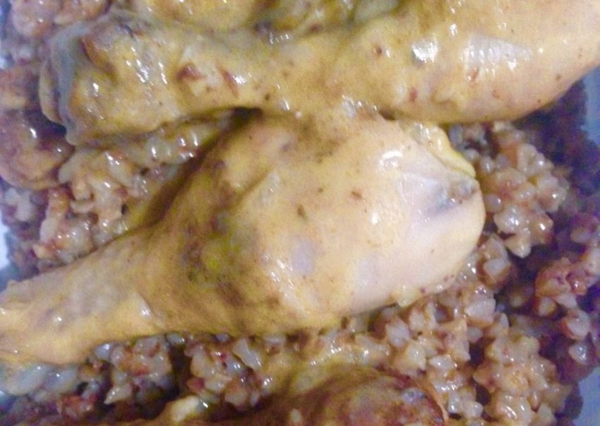 Утиная ножка с гречкой