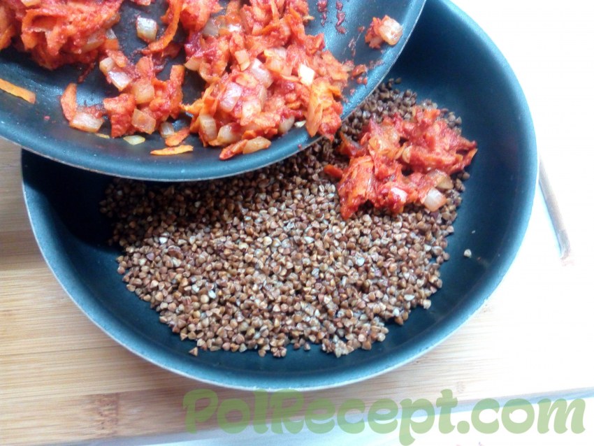 Гречка с курицей в духовке