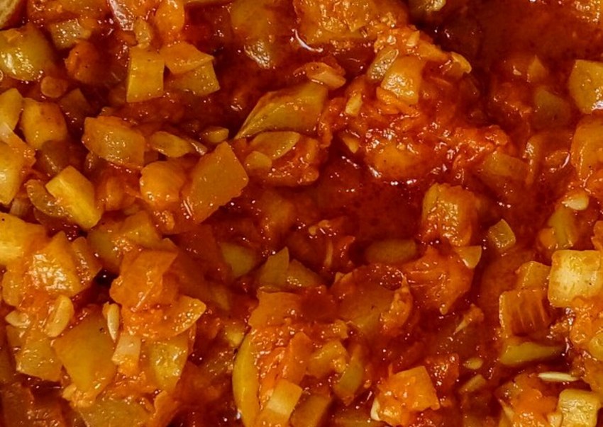 Салат анкл Бенс из кабачков