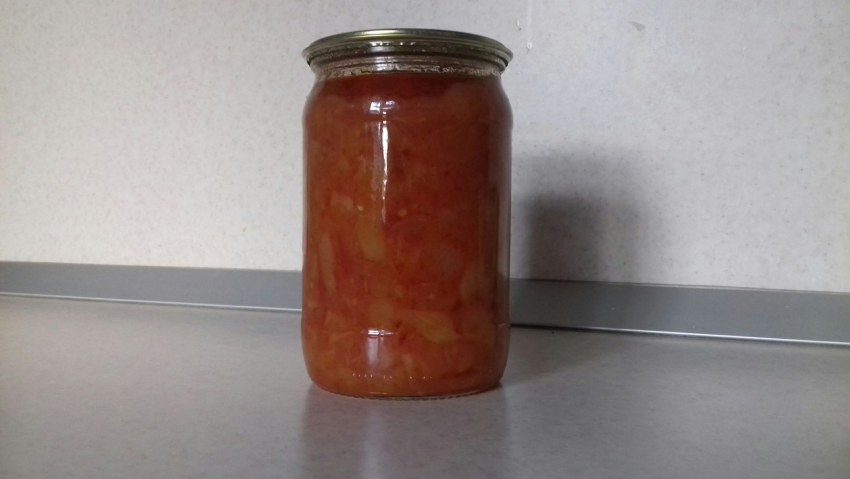 Салат с кабачками на зиму