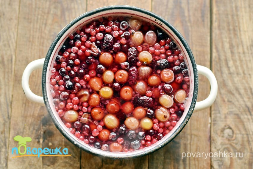 Лепка « ягодный компот» цели