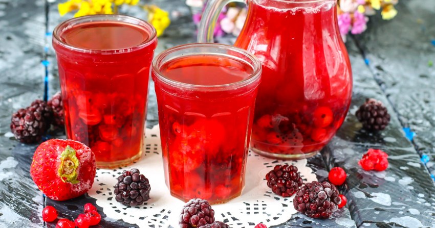 Брусничный взвар