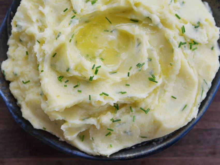 Картофельное пюре с яйцом