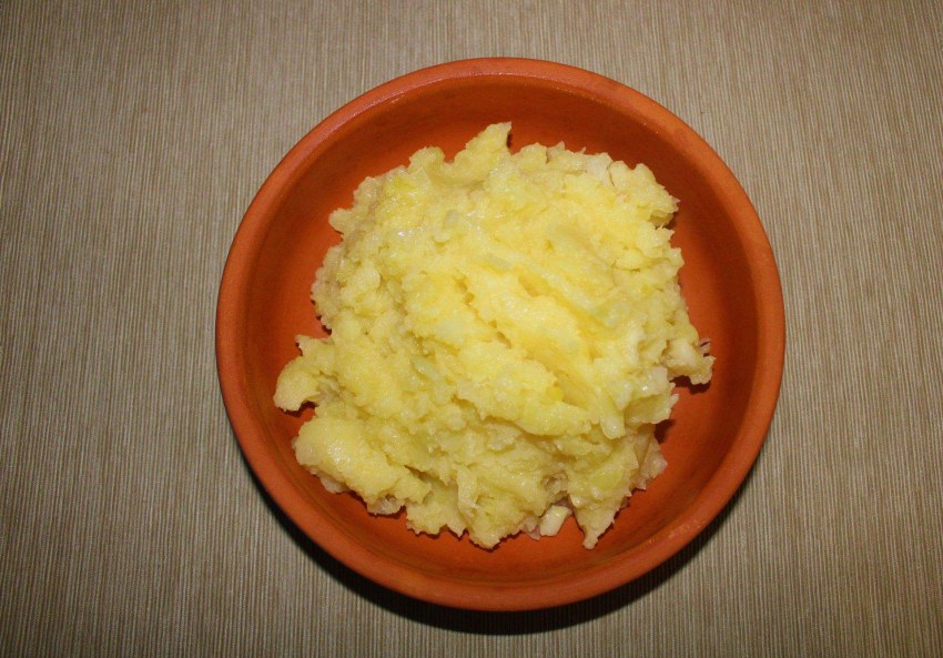 Пюре картофельное с плавленым сыром