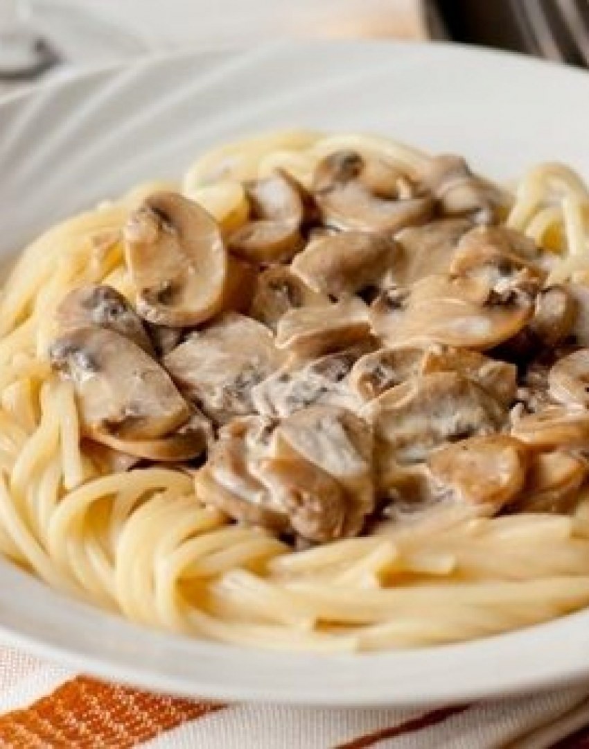 Паста тальятелле с грибами