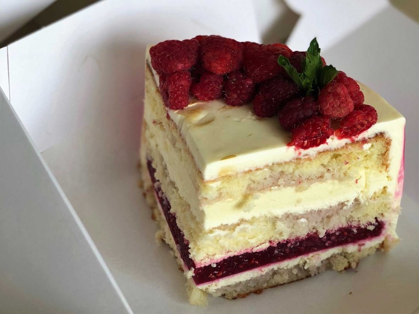 Торт малина мята