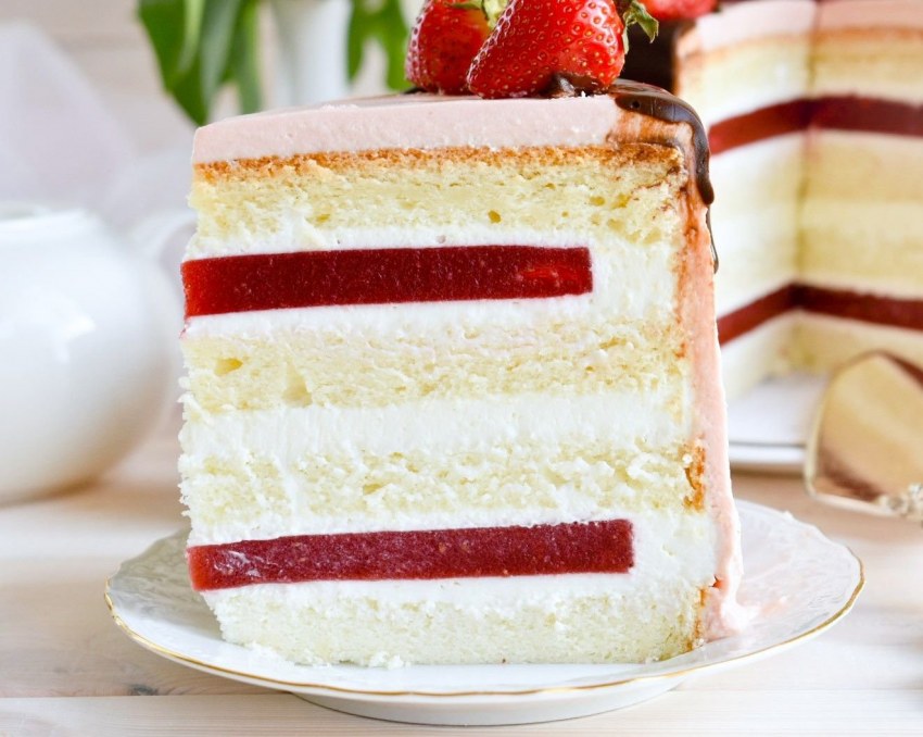 Шифоновый ванильный бисквит