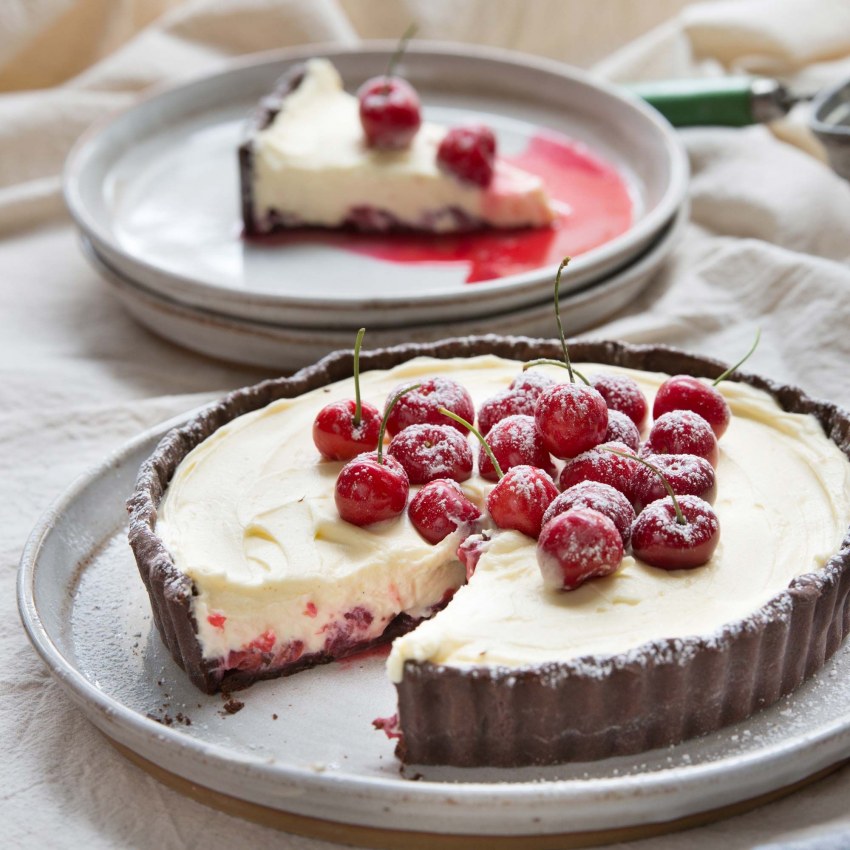 Чизкейк малина шоколад