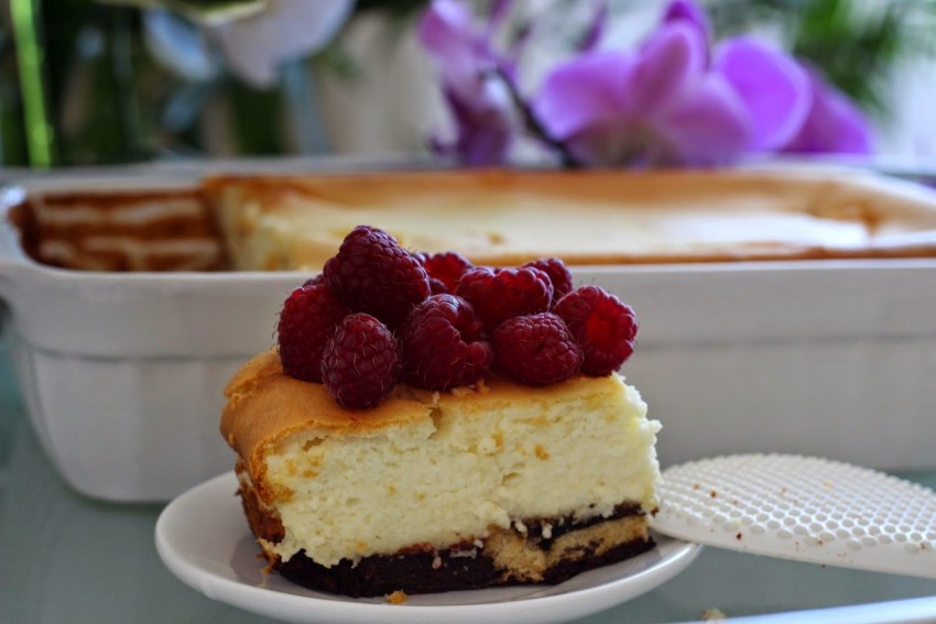 Торт с черникой и маскарпоне