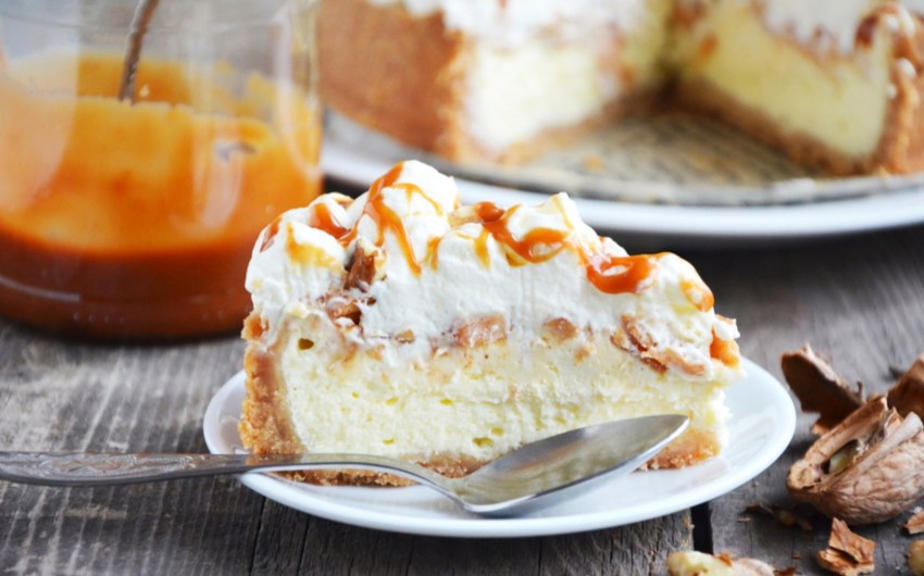 Пирог с черникой и маскарпоне