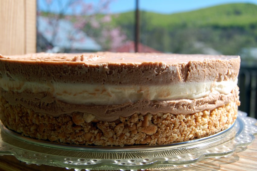 Пирог с черникой и маскарпоне