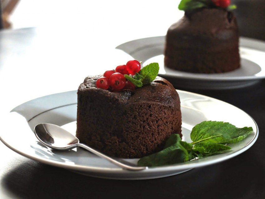 Шоколоадныйфондан смороженным